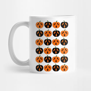 HAPPY Halloween Pumpkin Faces Mug